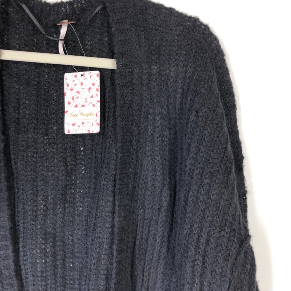 Free People Alpaca Weekend Getaway Cardigan SZ Med - Picture 7 of 8